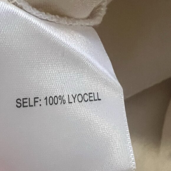 Jane + Delancey Wide Leg Pull On Pants Size XL Beige Pockets Elastic Waist - Picture 9 of 10